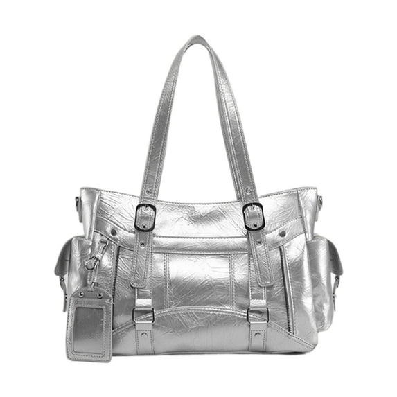 Sweet And Edgy Underarm Bag Large Capacity Handbag Crossbody Purse For Daily Commute Practical PU Shoulder Bag