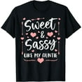 thumbnail image 1 of Sweet And Sassy Like My Auntie Matching Aunt Niece T-Shirt, 1 of 3