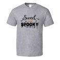 thumbnail image 1 of Sweet And Spooky Halloween Tee Cool Fall T-shirt Holiday Novelty T Shirt, 1 of 1