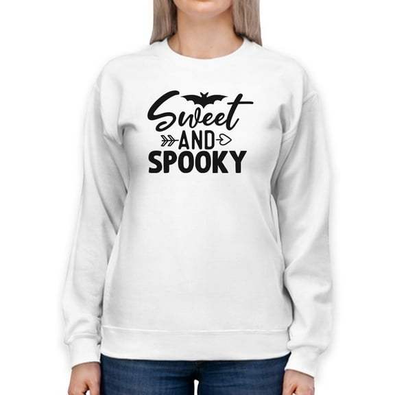 Sweet And Spooky Sweatshirt Women -Image by Shutterstock, Female Small