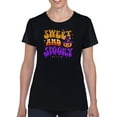 thumbnail image 1 of Sweet And Spooky. T-Shirt Women -Image by Shutterstock, Female 5X-Large, 1 of 4
