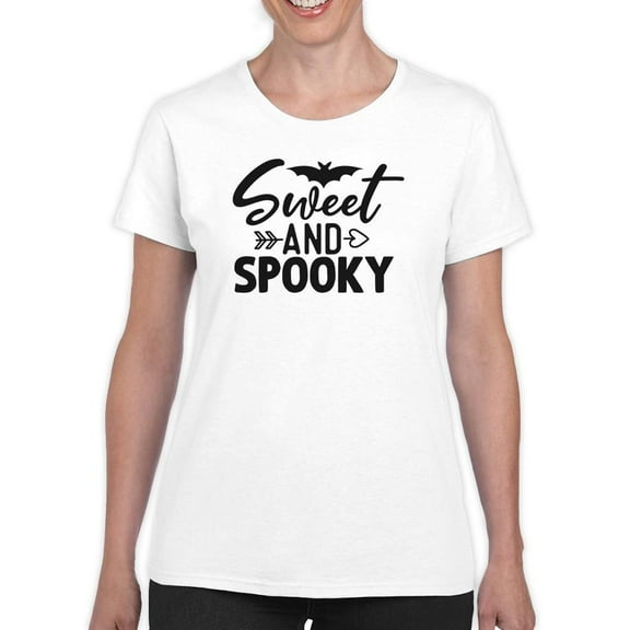 Sweet And Spooky T-Shirt Women -Image by Shutterstock, Female Large