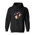 thumbnail image 1 of Sweet Animals Hoodie Women -SPIdeals Designs, Female Large, 1 of 4