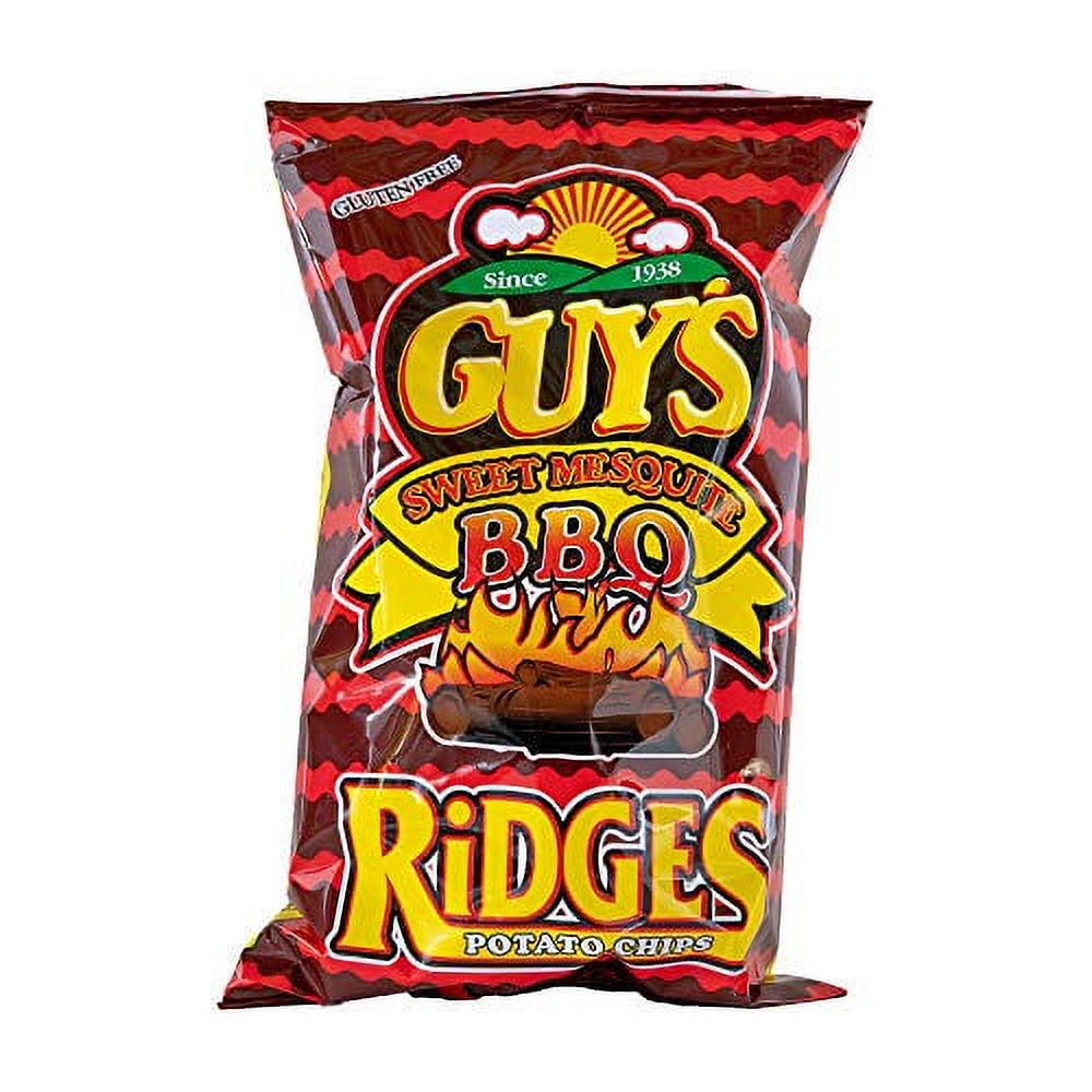 Sweet BBQ Chips With Ridges The Sweet Mesquite Barbeque Potato Chip W