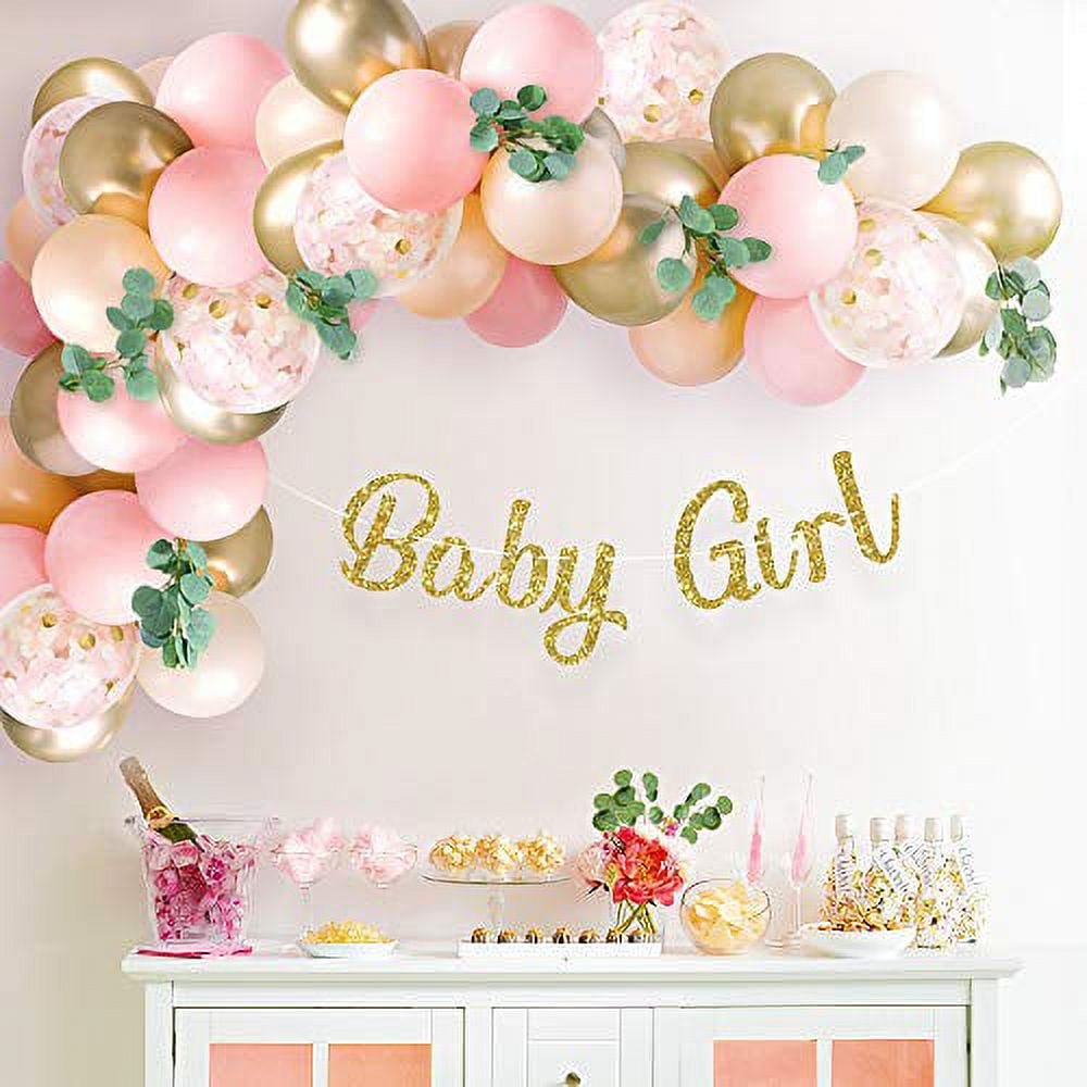 Pink and Gold Boho Ribbon Garland Some Bunny is One First Birthday  Decorations Pink and Gold Floral Baby Shower 