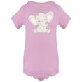 thumbnail image 1 of Sweet Baby Elephant Bodysuit Infant -Image by Shutterstock,  12 Months, 1 of 2