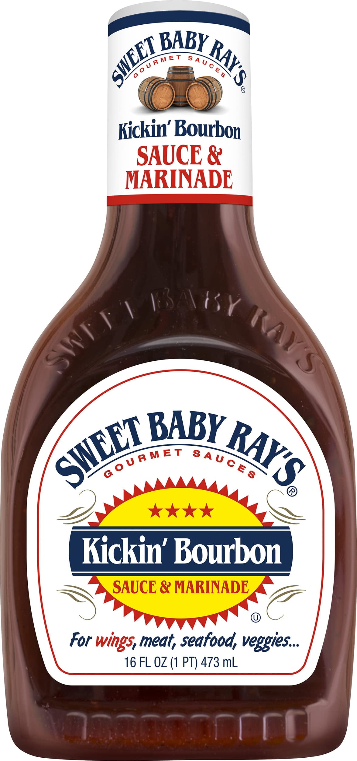 Sweet Baby Ray,S Sauce And Marinade, Kickin, Bourbon , 16 Oz