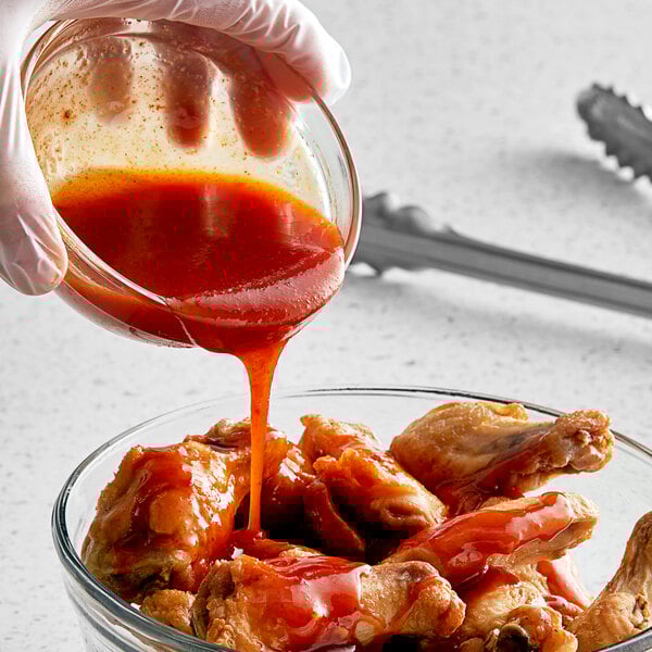 Sweet Baby Ray's 0.5 Gallon Honey Sriracha Wing Sauce and Glaze - 4/Case