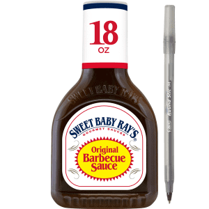 Sweet Baby Ray's Barbecue Sauce, Original with pan