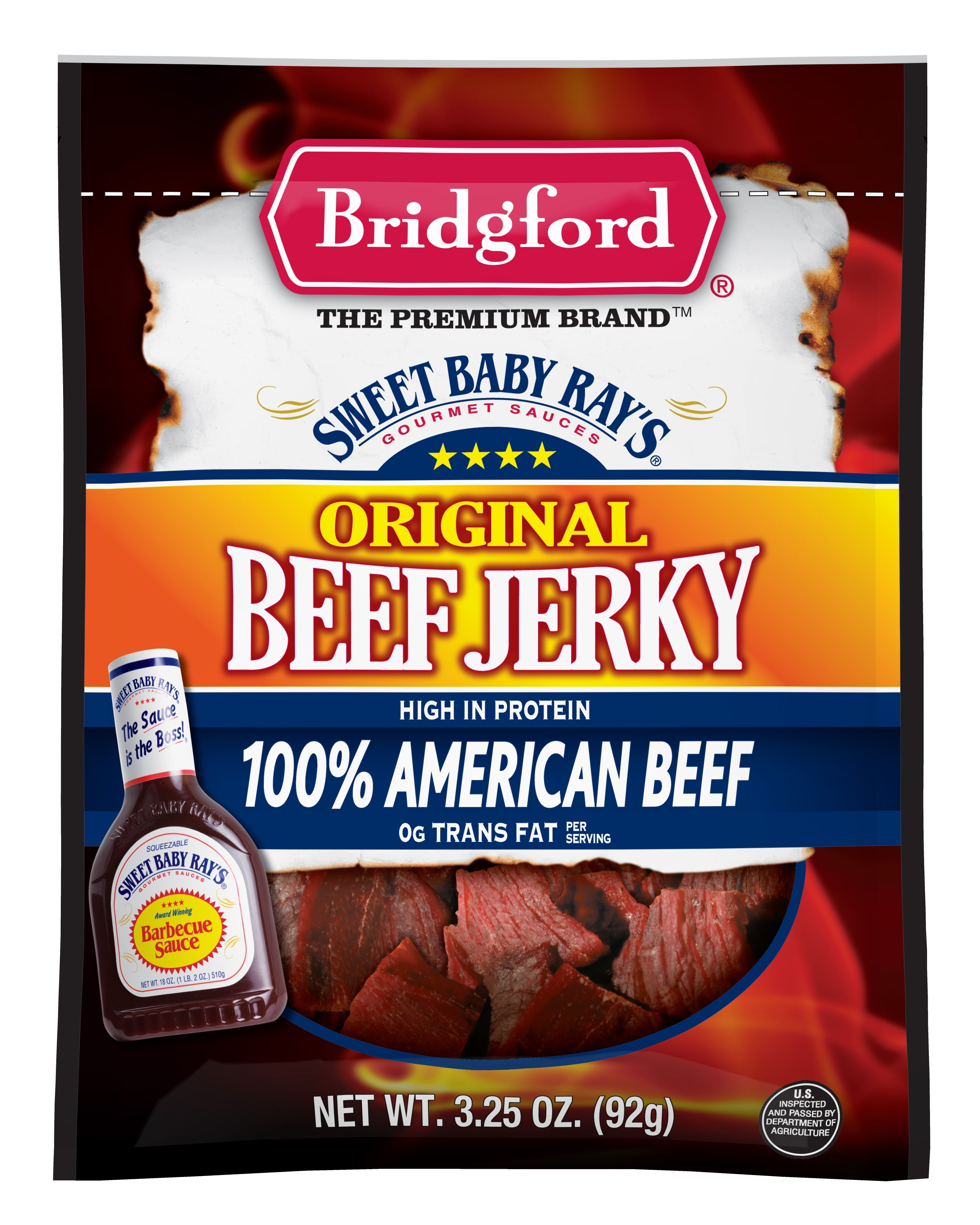 Sweet Baby Ray's Beef Jerky, Original, 3.25 oz