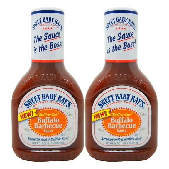 Sweet Baby Ray's Buffalo Barbecue Sauce - Buff-a-Cue - 18 OZ (2 Pack)