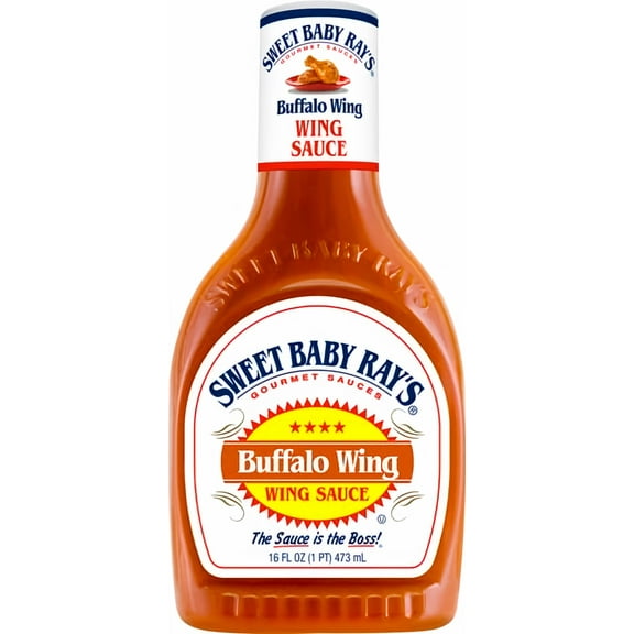Sweet Baby Ray's Buffalo Wing Marinade and Sauce 16 oz (Pack of 8)