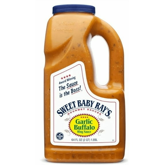 Sweet Baby Ray's Garlic Buffalo Wing Sauce, 64 fl oz Bottle