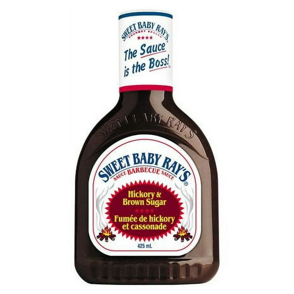 Sweet Baby Ray's Hickory & Brown Sugar Barbecue Sauce, 18.0 OZ (Pack of 10)