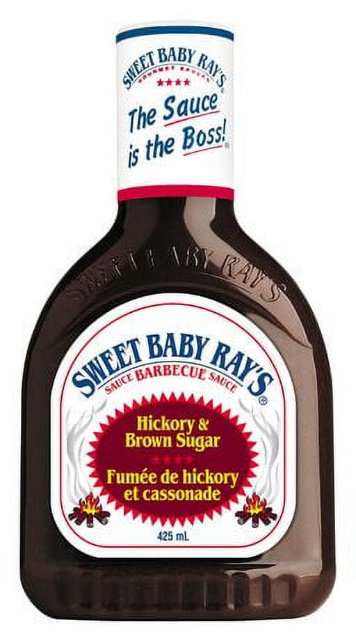 Sweet Baby Ray's Hickory & Brown Sugar Barbecue Sauce, 18.0 OZ (Pack of 18)