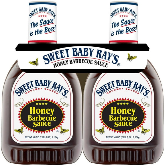 Sweet Baby Ray's Honey Barbecue Sauce 2/40 Oz Bottles