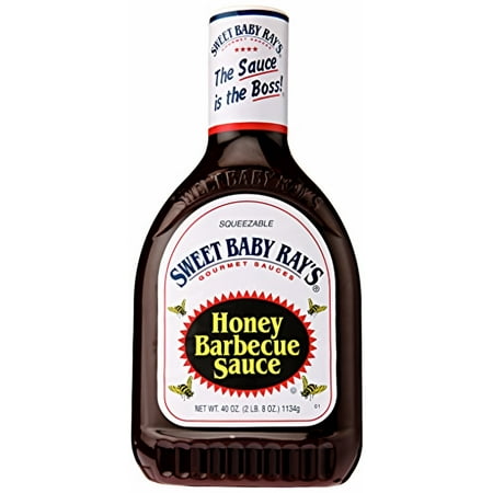 Sweet Baby Ray's Honey Barbecue Sauce 40 oz (Pack of 16)