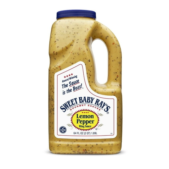 Sweet Baby Ray's Lemon Pepper Wing Sauce | Kosher | Gluten-Free | 64 oz.
