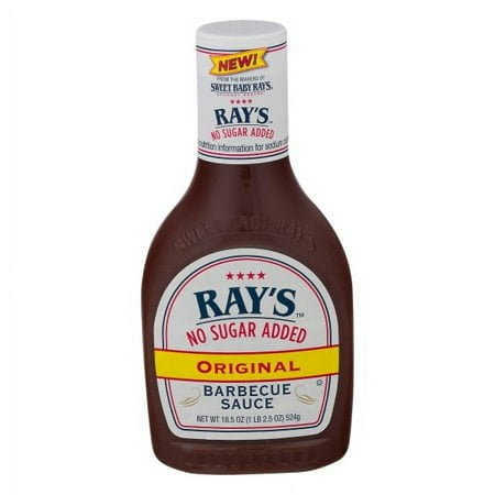 Sweet Baby Ray's Original BBQ Sauce No Sugar Added (Pack of 8)