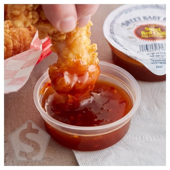 Sweet Baby Ray's Sweet Red Chili Wing Sauce and Glaze Dipping Cup 2 oz. - 72/Case