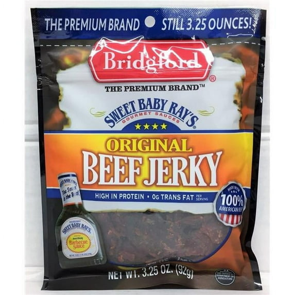Sweet Baby Rays 3.25 oz Bridgeford Original Beef Jerky