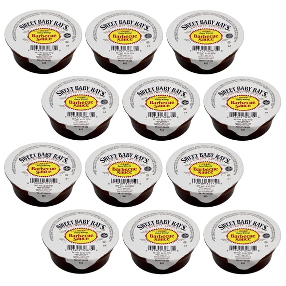 Sweet Baby Ray's Original Barbecue Sauce 2 ounce individual BBQ sauce cups pack of 12