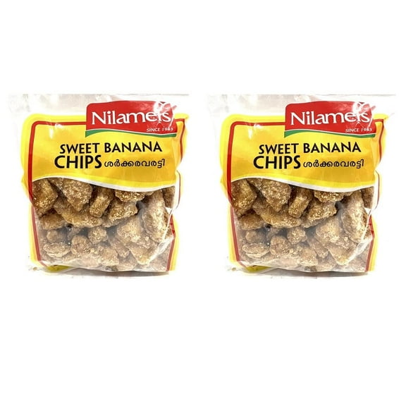 Sweet Banana Chips Candy Sharkkara Varatti Jaggery Upperi 400gms Nilamels