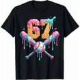 thumbnail image 1 of Sweet Baseball Drip Number 67 for Player Graphic Short Sleeve Tee, 1 of 6
