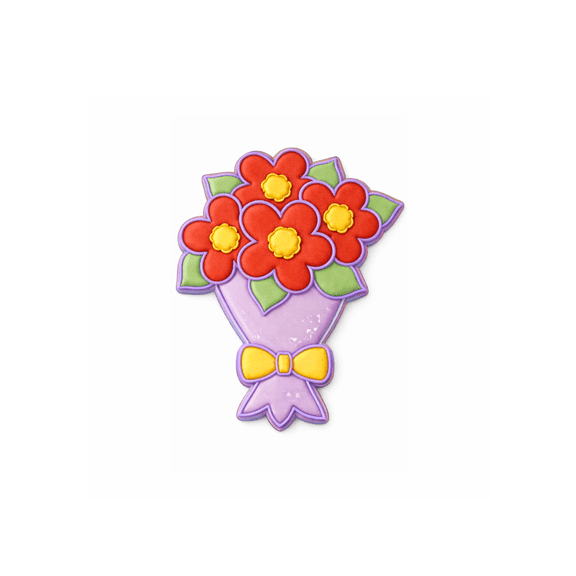 Sweet Bloom Bouquet Cookie Cutter & Stamp