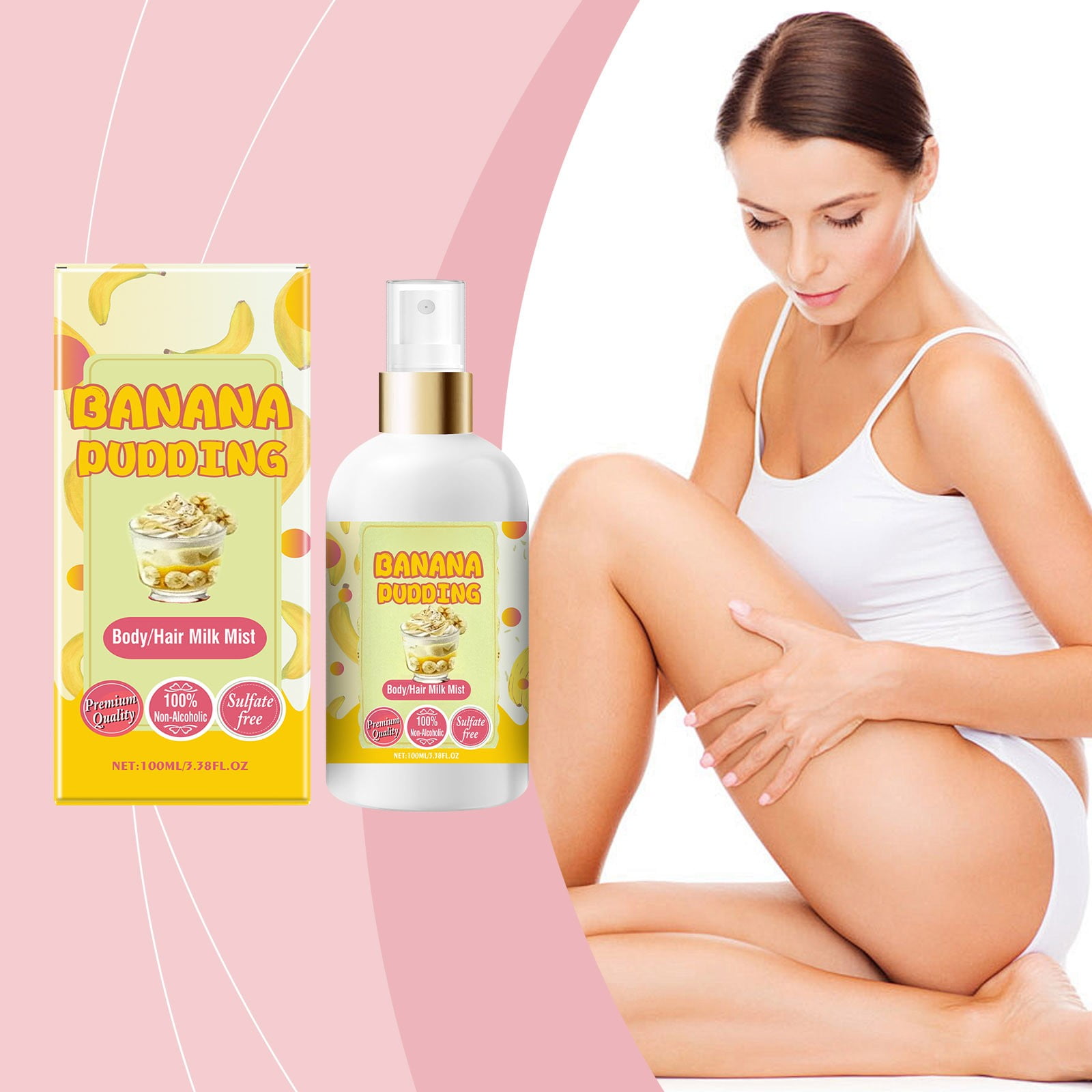 Sweet Body Lotion Spray - Hydrating & Nourishing Skin & Hair Mist with Lightweight, Non-Greasy Formula, Delicate Aroma, Travel-Friendly Size for Versatile Use