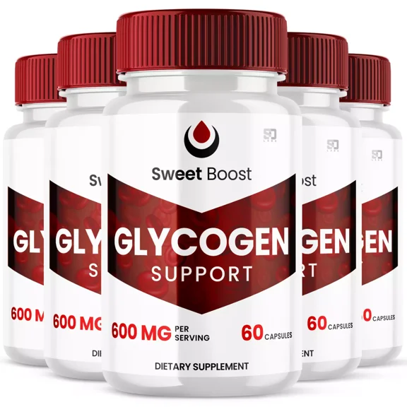 Sweet Boost Advanced Blood Support Formula, Extra Strength Glycogen Supplement 300 Capsules
