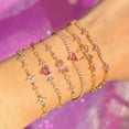 thumbnail image 1 of Sweet Bow Heart Rhinestone Bracelet Y2K Ins Fashion Chain Bracelet Valentine's Day, 1 of 2