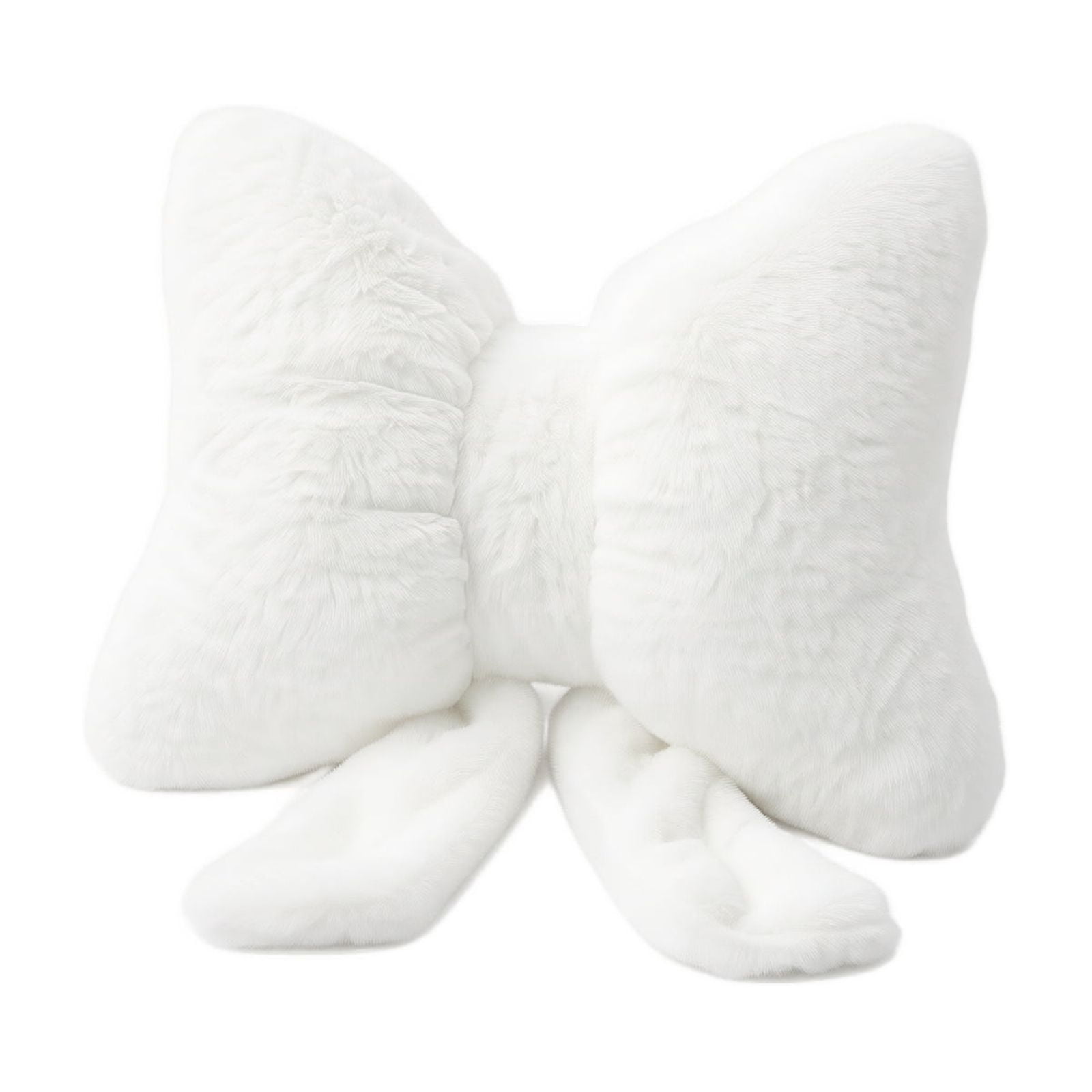 Sweet Bow Shaped Throw Pillow, Ultra Soft Plush Bowknot Cushion for Sofa Bed Living Room Home Decor Styles Office