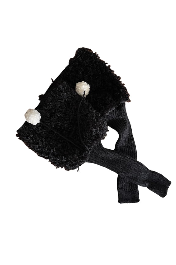 Sweet Bows Plush Furry Leg Warmers for Women Winter Knitted Patchwork Boot Toppers Fuzzy Boot Covers Warm Footless Socks