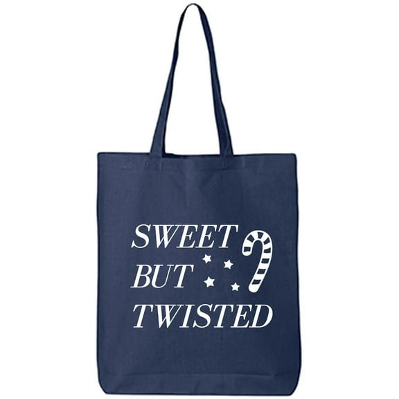 Sweet But Twisted Cotton Canvas Tote Bag