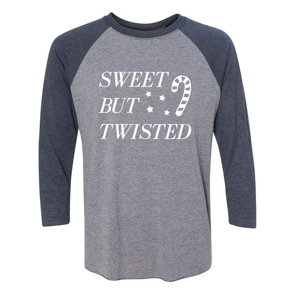 Sweet But Twisted Unisex 3/4 Sleeve Baseball Raglan Tee