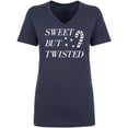 thumbnail image 1 of Sweet But Twisted Womens V-Neck T-Shirt, 1 of 2