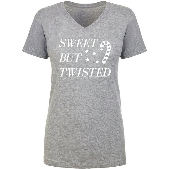 Sweet But Twisted Womens V-Neck T-Shirt