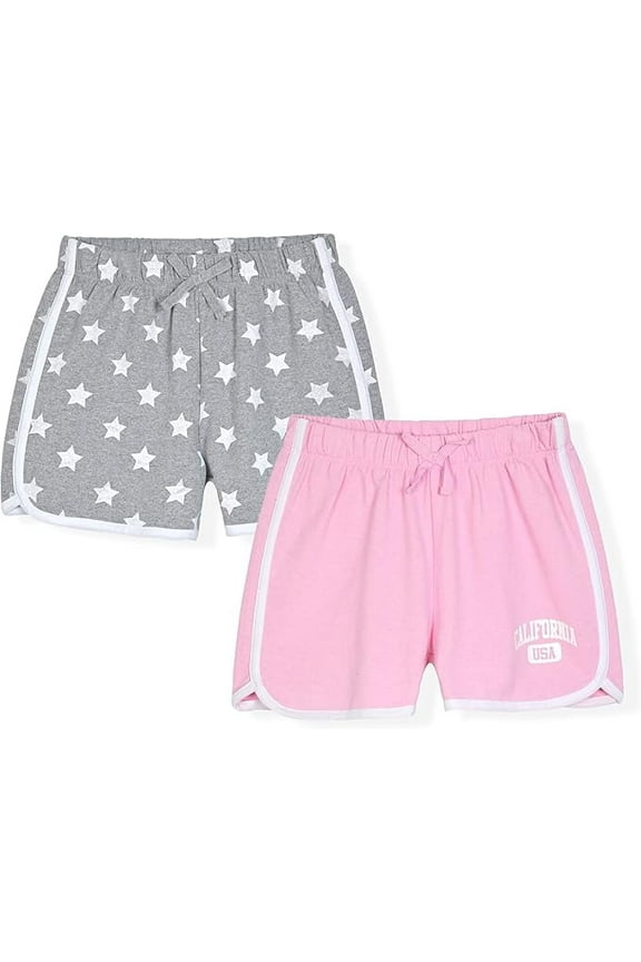 Girls 2 Pack French Terry Shorts Size 7-16