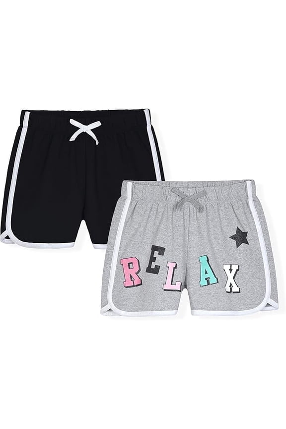 Girls 2 Pack French Terry Shorts Size 7-16