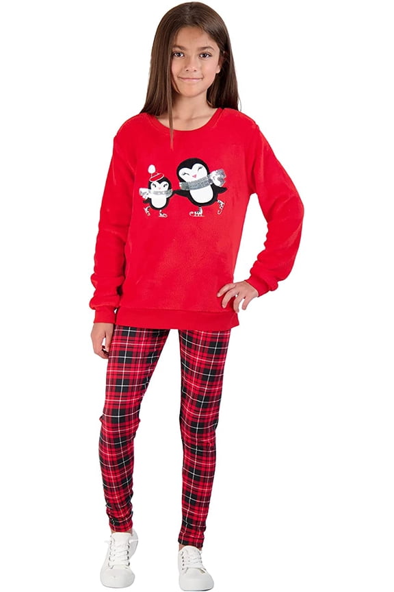 Girls Faux Fur Legging Set Size 5-12