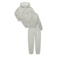 thumbnail image 1 of Sweet Butterfly Girls Fleece Pullover, Zip-Up Jacket and Jogger Set, 3-Piece, Sizes 4-16, 1 of 6