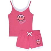 Sweet Butterfly Girls Matching Tank and Short Set Size 7-16