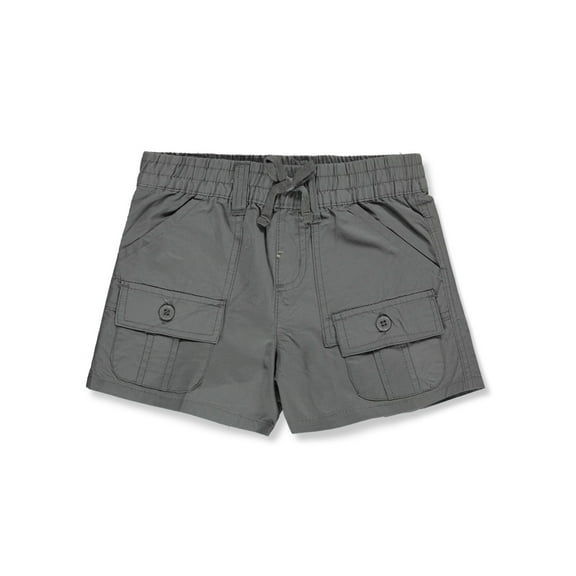 Sweet Butterfly Girls' Woven Cargo Shorts Color: gray Size: 4