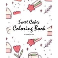 thumbnail image 1 of Sweet Cakes Coloring Book for Children (8x10 Coloring Book / Activity Book), 1 of 1