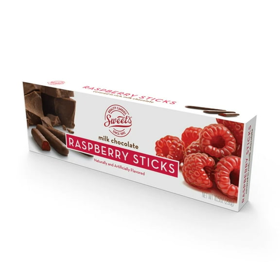 Sweet Candy Milk Chocolate Raspberry Sticks - 10.5 Ounce Box - By CandyKorner