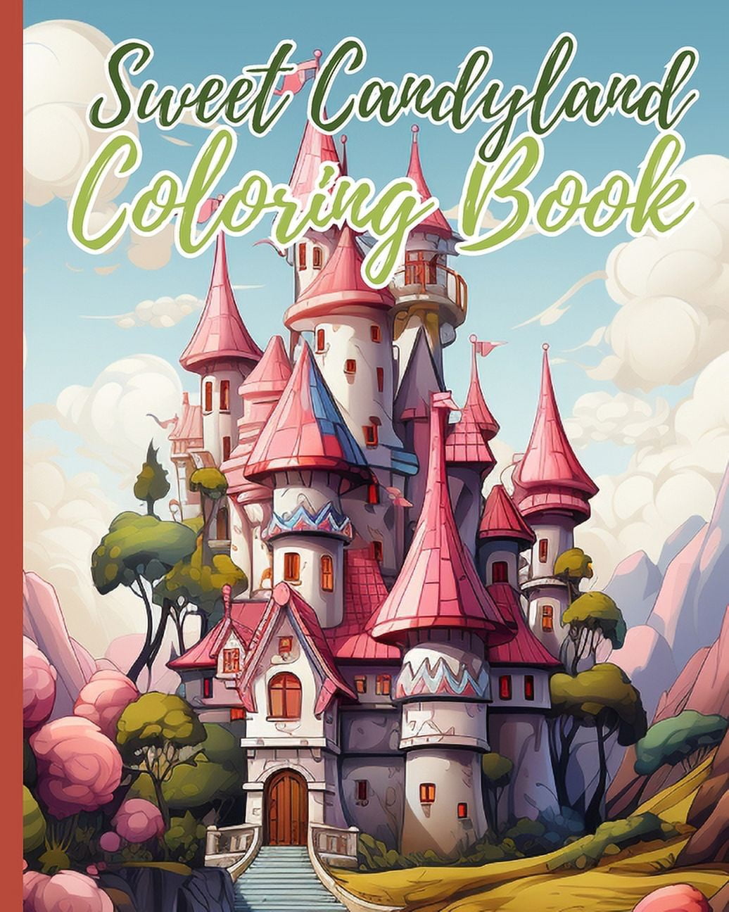 Sweet Candyland Coloring Book: Candy Land and Sweets Coloring Pages, In ...