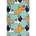 thumbnail image 1 of Sweet Cartoon Puppy Dog Kitchen Dish Towels Set of 1, French Bulldog Washable Tea Towels Dishcloths Lint-Free 18x28 Inch Fast Drying for Kitchen Restaurant Bar Clean, 1 of 7