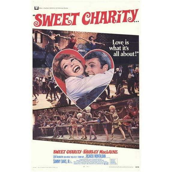 Sweet Charity Movie Poster - 11 x 17 in.
