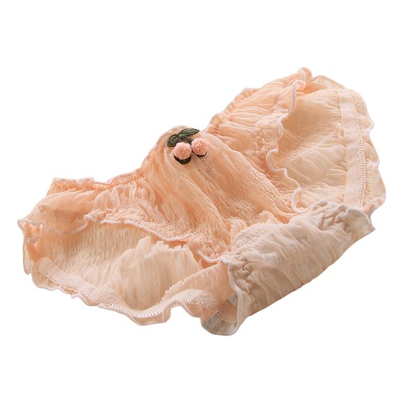 Sweet Cherries Panties Lace Underwear Ladies Bikinis Panties,Ladies Briefs,Comfortable Briefs Undies Underpants Lingerie